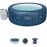 Lay-Z-Spa Milan plus | Bestway opblaasbare jacuzzi | Ø 196 cm | rond blauw