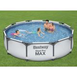 Bestway 56406 Steel Pro Max Ø305x76cm Runder Rohrpool Ohne Filter/reinigung