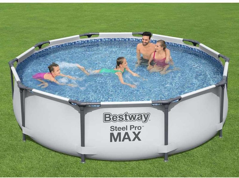 Bestway 56406 Steel Pro Max Ø305x76cm Runder Rohrpool Ohne Filter/reinigung