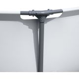 Bestway® Steel Pro MAX™ Frame Pool Set mit Filterpumpe Ø 305 x 76 cm, lichtgrau, rund
