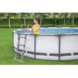 Bestway Pool »Steel ProMAX™«, Stahlrahmenpool-Set, Filterpumpe, Sicherheitsleiter 366x100 cm