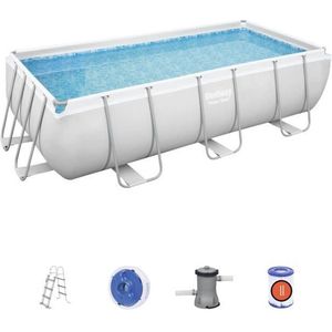 BESTWAY Power Steel bovengronds zwembad - 404 x 201 x 100 cm
