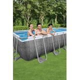 Bestway Power Steel - 549 x 274 x 122 cm Rattan - Set