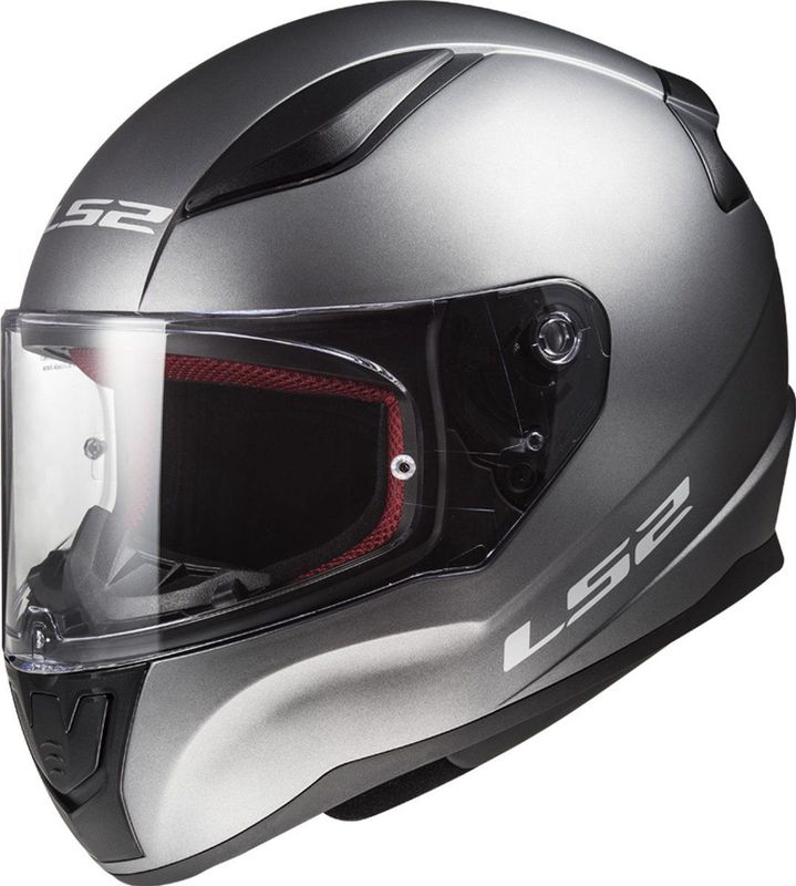 LS2 - Rapid II FF353 - Helm - Zwart/Rood - Polycarbonaat