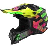 LS2 - Subverter Evo Chromatic II MX700 - Helm - Zwart - Fluor Geel - KPA