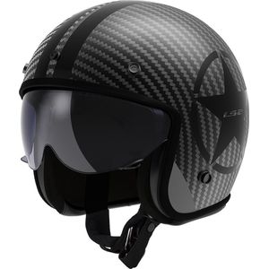 LS2 - OF601 Bob II Carbon Star - Open Face Helm - Carbon - Lichtgewicht