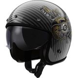 LS2 - Bob II Custom - Helm - Zwart - Materiaal: Kunststof