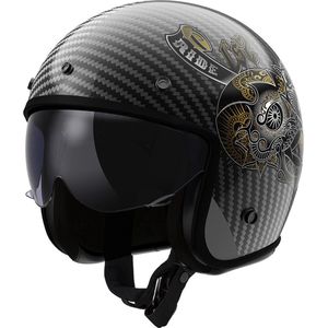 Jethelm LS2 OF601 Bob II Carbon Solid