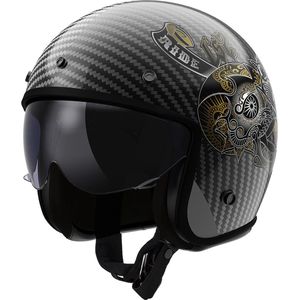 LS2 OF601 Bob II Carbon Custom Jet Helm