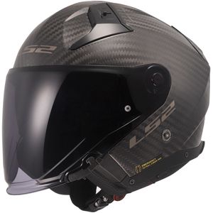 LS2 - FF900 - Motorhelm - Koolstofvezel - Zwart - Ventilatiesysteem