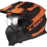 LS2 - Drifter - Motorhelm - Zwart - ECE 22.06 - Zonnevizier