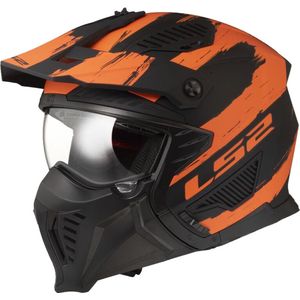 LS2 - Drifter - Motorhelm - Zwart - ECE 22.06 - Zonnevizier
