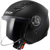 LS2 - Airflow II OF616 - Motorhelm - Mat Zwart - Polycarbonaat