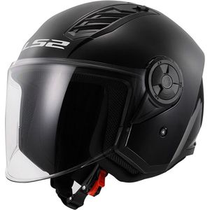 LS2 OF616 Airflow II Solid Gloss Black 06 S - Maat S - Helm