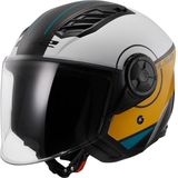 LS2 - OF616 Airflow II - Helm - Wit - Bruin