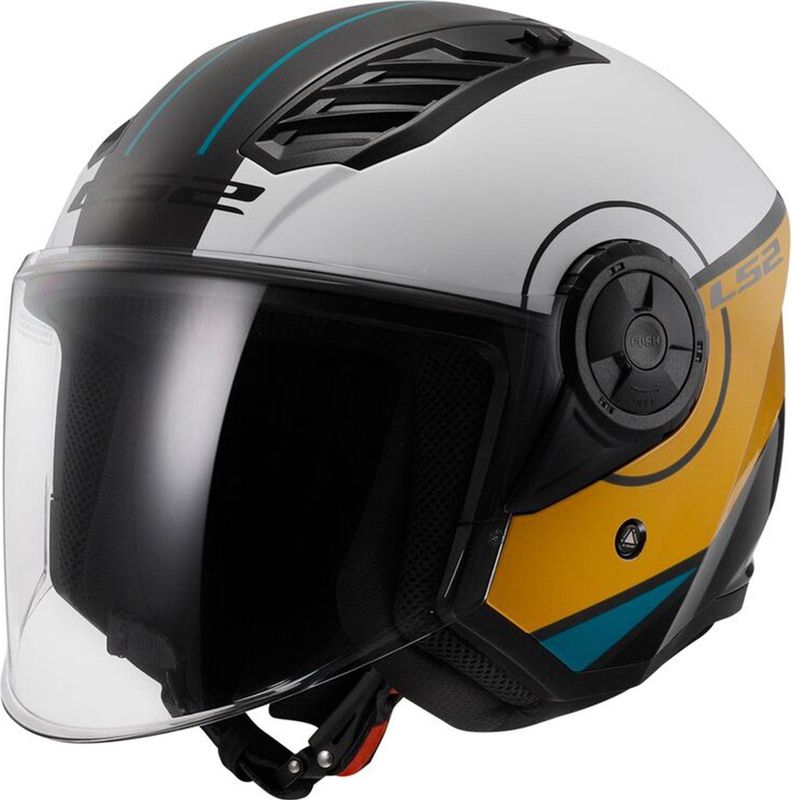 LS2 - OF616 Airflow II - Helm - Wit - Bruin