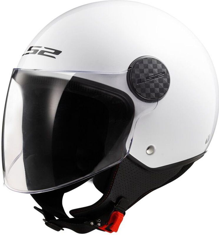 LS2 - OF558 Sphere II - Jethelm - Zwart - HPTT Materiaal