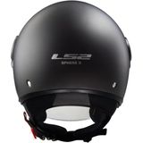 LS2 - OF558 Sphere II - Jethelm - Zwart - HPTT - Hypoallergeen Interieur