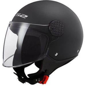 LS2 - OF558 Sphere II - Jethelm - Zwart - HPTT - Hypoallergeen Interieur