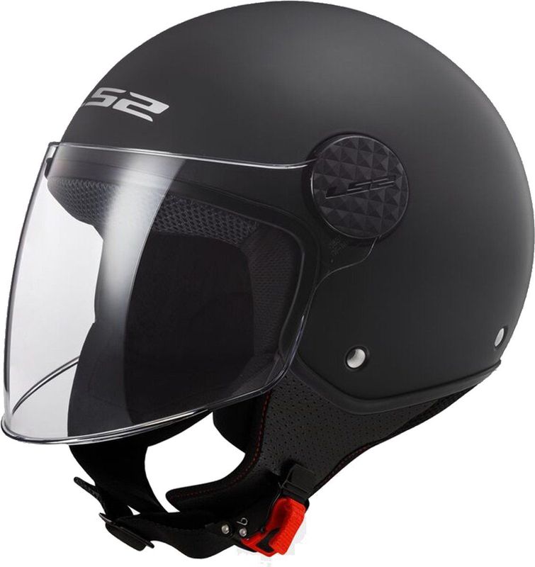 LS2 - OF558 Sphere II - Jethelm - Zwart - HPTT - Hypoallergeen Interieur