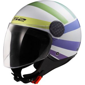 LS2 OF558 Sphere Lux II Swirl Jet Helm