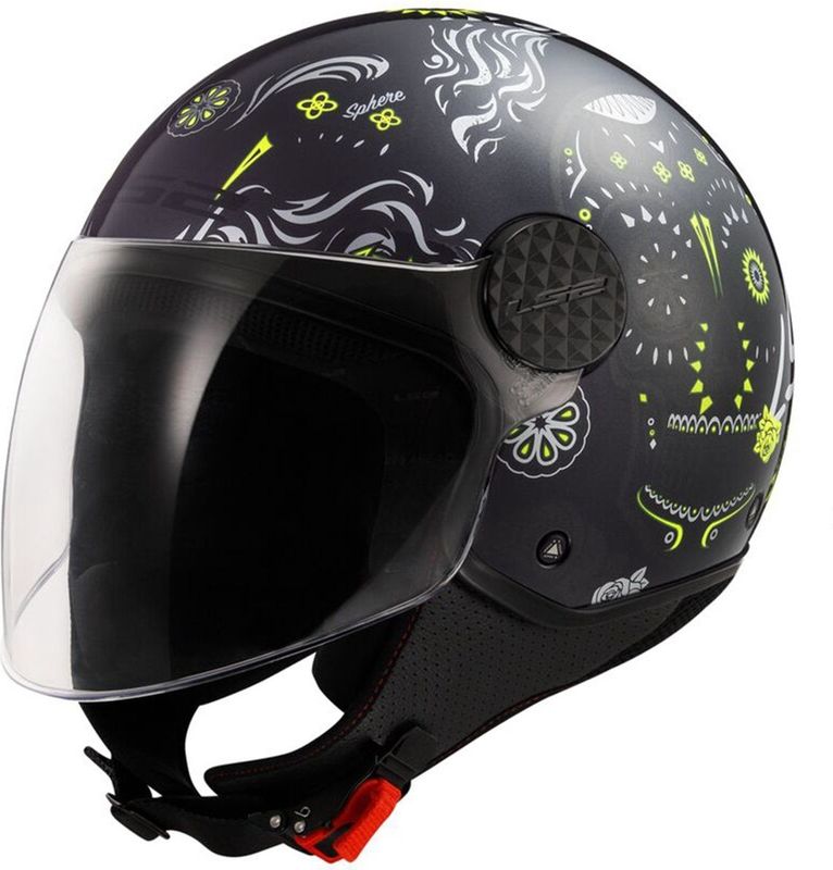 LS2 - Sphere Lux II Maxca OF558 - Fietshelm - Zwart - Fluor Geel