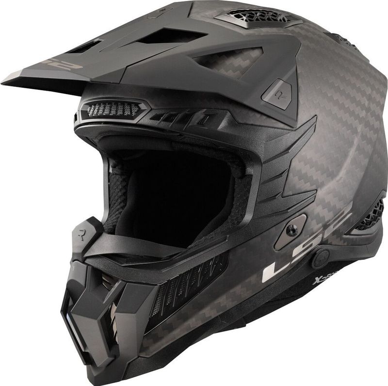 LS2 - MX703 C X-Force - Offroad Helm - Matt Carbon - Lichtgewicht