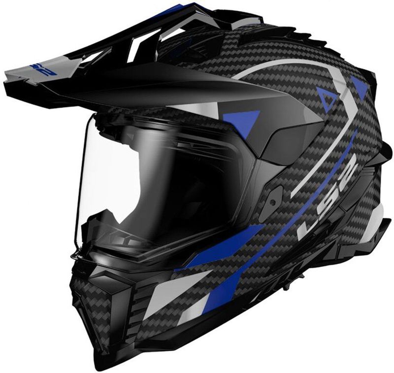 LS2 - MX701 Explorer - Helm - Zwart / Blauw - Ventilatiesysteem