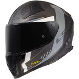 LS2 - FF811 Vector II Carbon - Integraalhelm - Mat Zwart/Grijs