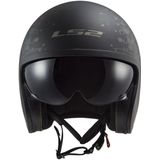LS2 Helm Spitfire II Black Flag OF599 mat zwart maat XL