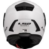 LS2 - FF902 Scope II - Systeemhelm - Glans Wit - Max Vision Pinlock Lens