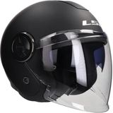 LS2 - Classy Solid OF620 - Motorhelm - Mat Zwart - Polycarbonaat