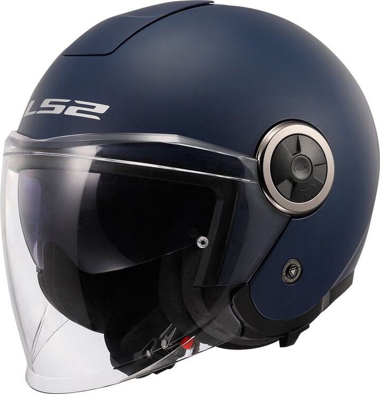 LS2 Helm Classy Solid OF620 - Mat Blauw - Polycarbonaat - Open Gezicht