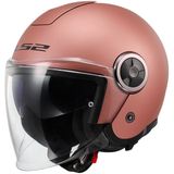 LS2 - Classy Solid OF620 - Helm - Mat Rosé Gold - Polycarbonaat