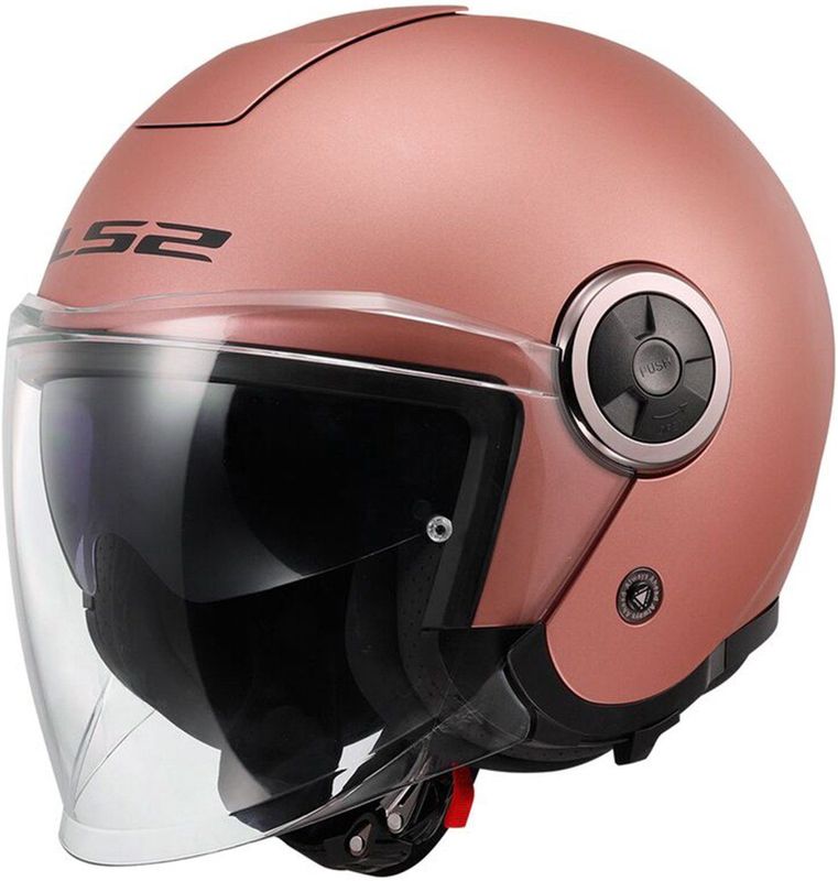 LS2 - Classy Solid OF620 - Helm - Mat Rosé Gold - Polycarbonaat