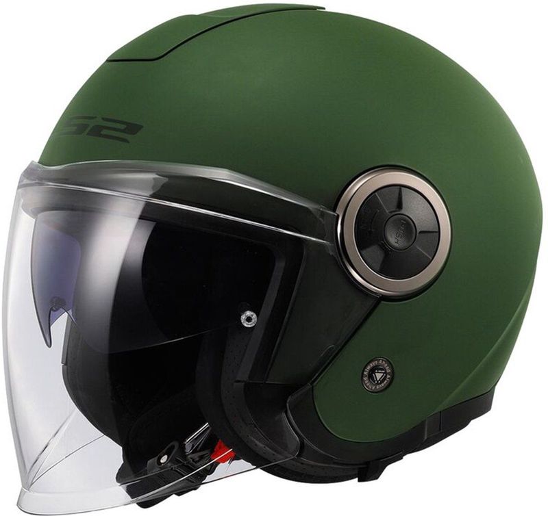 LS2 - OF620 Classy - Open Helm - Matt Military Green - Polycarbonaat