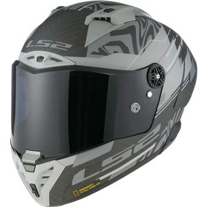 LS2 - FF805 Thunder GP Aero - Integraalhelm - Mat Zwart - Carbon