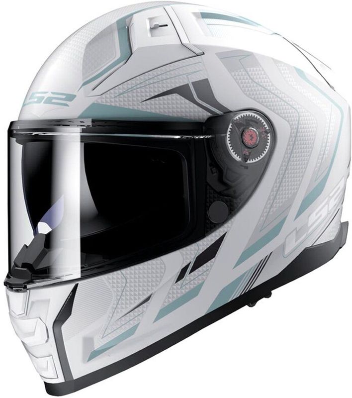 LS2 - FF811 Vector II - Integraalhelm - Mat Wit - Zilver