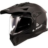 LS2 - Pioneer II Solid MX702 - Motorhelm - Matzwart