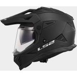LS2 - Pioneer II Solid MX702 - Motorhelm - Matzwart