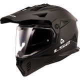 LS2 - Pioneer II Solid MX702 - Motorhelm - Matzwart