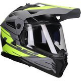 LS2 - MX702 Pioneer II - Adventure Helm - Grijs Fluo Geel - KPA