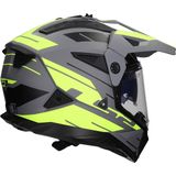 LS2 - MX702 Pioneer II Namib - Adventure Helm - Mat Grijs Fluo Geel