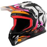 LS2 - Fast II Wash MX708 - Helm - Zwart/Wit