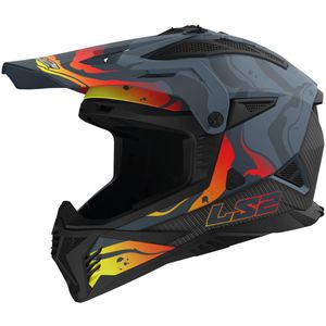 LS2 - MX708 Fast II - Offroadhelm - Lichtgewicht - KPA Materiaal