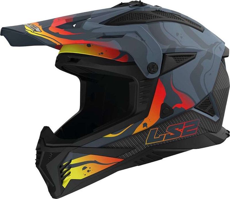 LS2 - Fast II Wash MX708 - Helm - Grijs - Maat XL