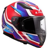 LS2 - FF353 Rapid II Flitz - Integraalhelm - Wit/Rood/Blauw - Aerodynamische Schaal
