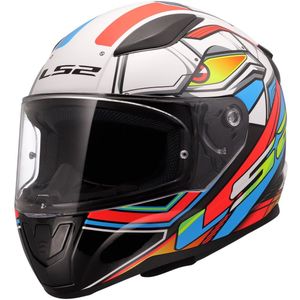 LS2 - FF353 Rapid II - Integraalhelm - Wit Neon Oranje - Glans