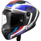 LS2 - Thunder Carbon GP Aero Raute FF805 - Integraalhelm - Blauw-Rood - Carbon