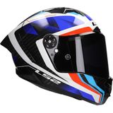 LS2 - FF805 Thunder GP Aero - Integraalhelm - Blauw Rood - Carbon